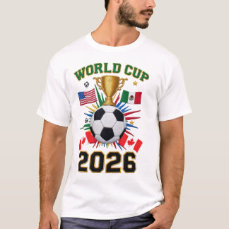 World Cup 2026 Soccer Emblem T-Shirt