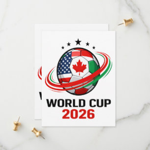 World Cup 2026 Soccer Football  Save The Date