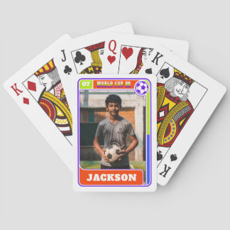 World Cup 2026 Soccer Player Photo Poker Cards