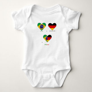 World Cup, Brazil, Deutschland Baby Bodysuit