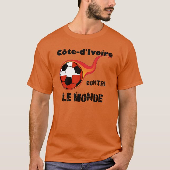 World Cup - Côte-d'Ivoire Versus The World T-Shirt (Front)