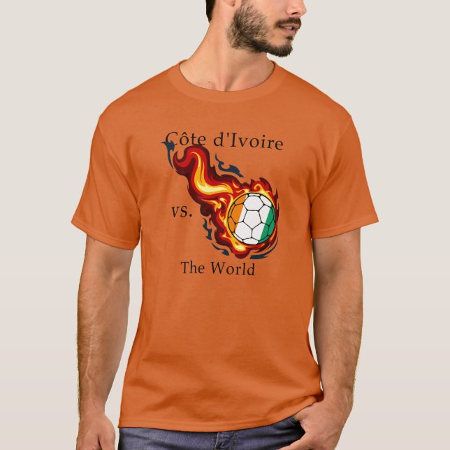 World Cup - Côte d'Ivoire Versus The World T-Shirt (Front)