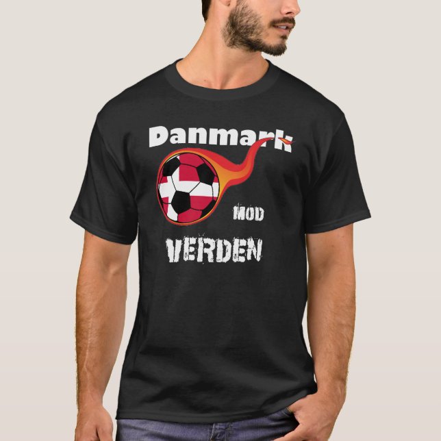 World Cup - Denmark Versus The World T-Shirt (Front)
