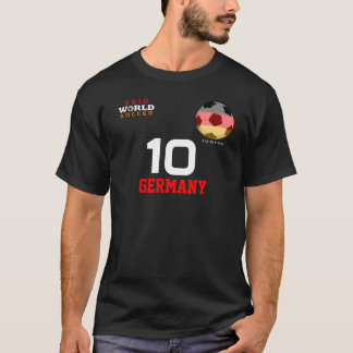 World Cup Germany #10 Podolski T-Shirt  Both Sides