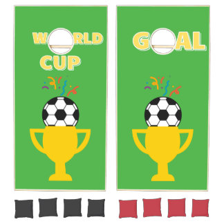 World Cup Goal Trophy Cornhole Set