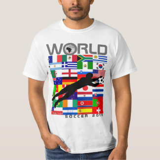 World Cup Soccer 2010 Team Flag Goal T-Shirt