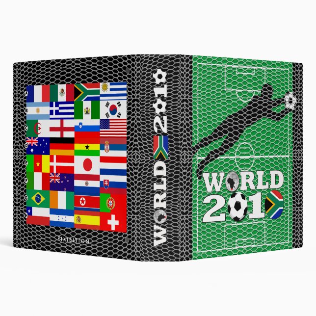 World Cup Soccer Field Goal Binder (Background)