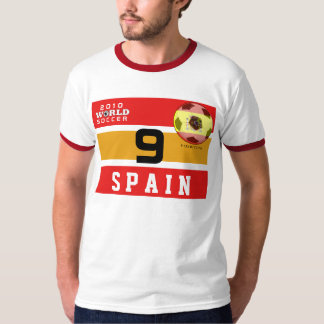 World Cup Spain #9 Torres T-Shirt  Both Sides
