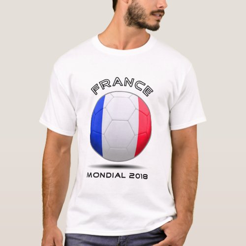 World Cup t_ shirt for fans of the French team