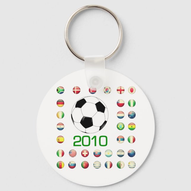 World Cup T-Shirts 2010 South Africa Keychain (Front)