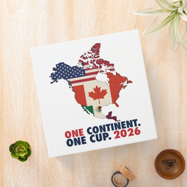 World Cup USA Canada Mexico 3 Ring Binder (In Situ)