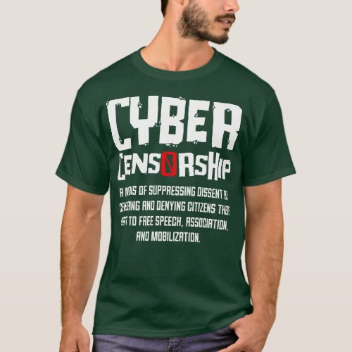 World Day Against Cyber Censorship March T_Shirt