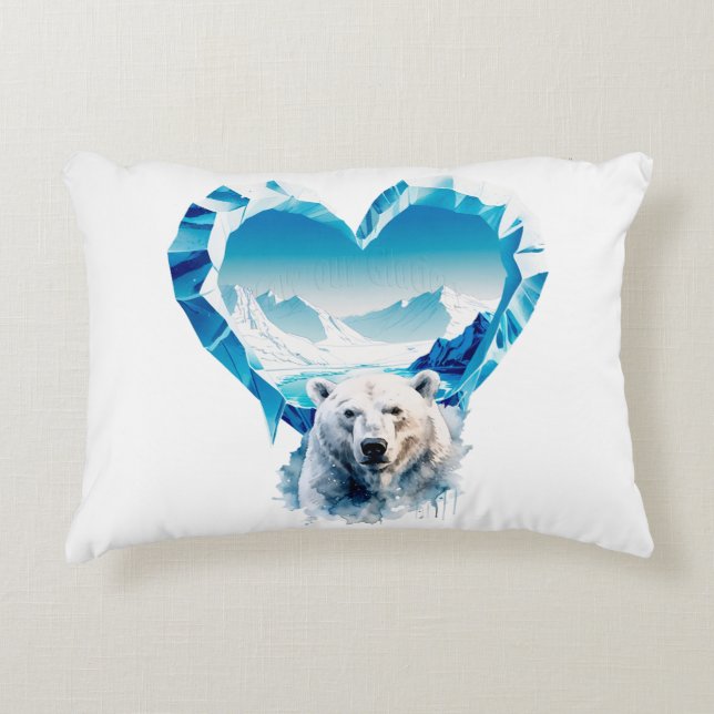 World Day for Glaciers  Accent Pillow (Front)