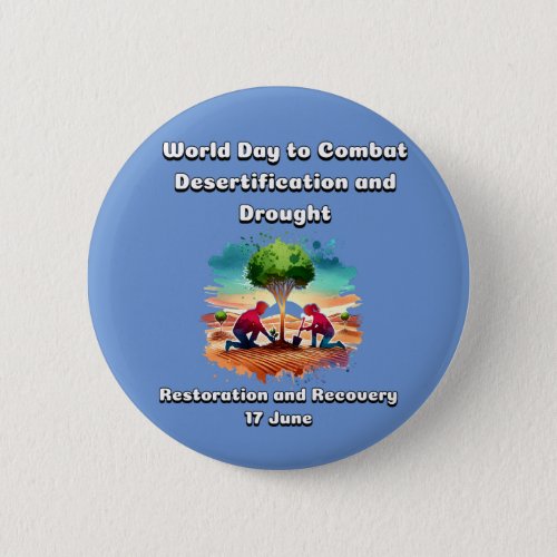World Day to Combat Desertification and Drought Button