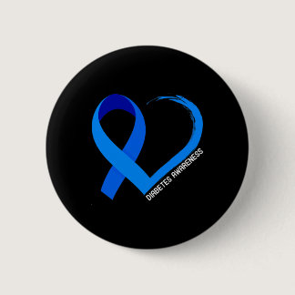 World Diabetes Day Type 1 Type 2 Diabetes Awarenes Button