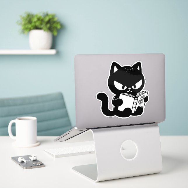 World Domination 2 Sticker (Laptop On Desk)