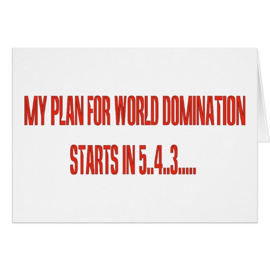 World Domination Cards (Front Horizontal)