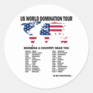 United States World Tour' Sticker