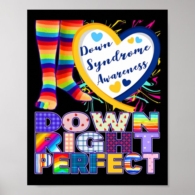 World Down Syndrome Awareness Day Rock Your Socks  Poster (Front)