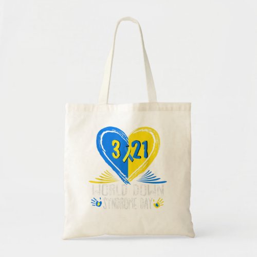 World Down Syndrome Day 3_21 Trisomy 21 Support Tote Bag