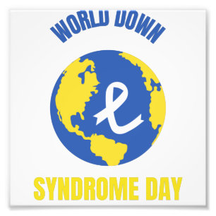 World down syndrome day (3) photo print