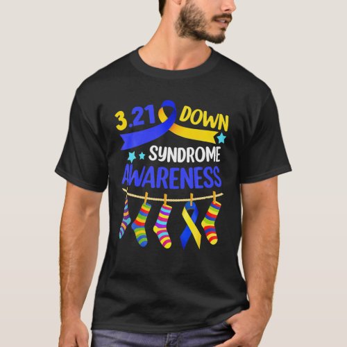 World Down Syndrome Day Awareness Socks 21 March T_Shirt