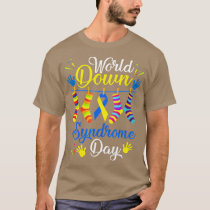 World Down Syndrome Day Awareness Socks  21 March  T-Shirt