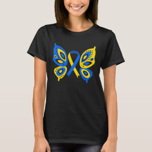 World Down Syndrome Day Butterfly T-Shirt