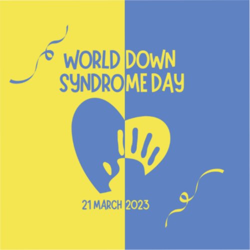 World Down Syndrome Day Custom_Cut Vinyl Sticker