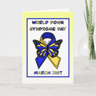 World Down Syndrome Day is March 21st Card