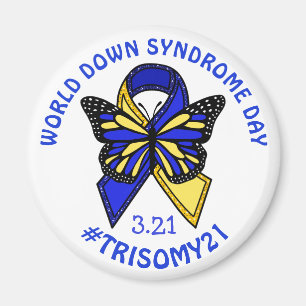 World Down Syndrome Day is March 21st Magnet