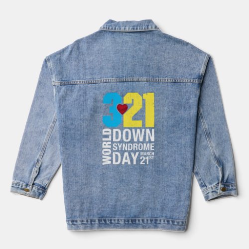 World Down Syndrome Day March 21St  Denim Jacket
