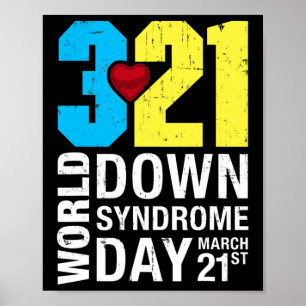 World Down Syndrome Day March 21st Poster