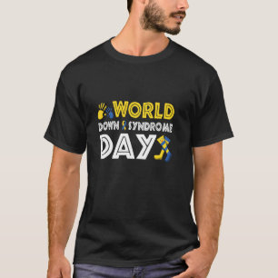 World Down Syndrome Day Men Women Socks T-Shirt