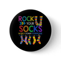 World Down Syndrome Day  Rock Your Socks Awareness Button