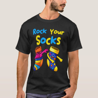 World Down Syndrome Day Rock Your Socks Awareness T-Shirt
