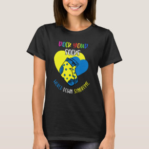 World Down Syndrome Day Rock Your Socks Awareness T-Shirt