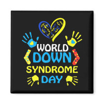 World Down Syndrome Day  Support and Awareness 3.2 Magnet