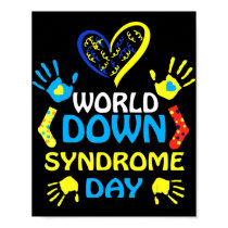 World Down Syndrome Day  Support and Awareness 3.2 Poster