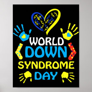 World Down Syndrome Day  Support and Awareness 3.2 Poster