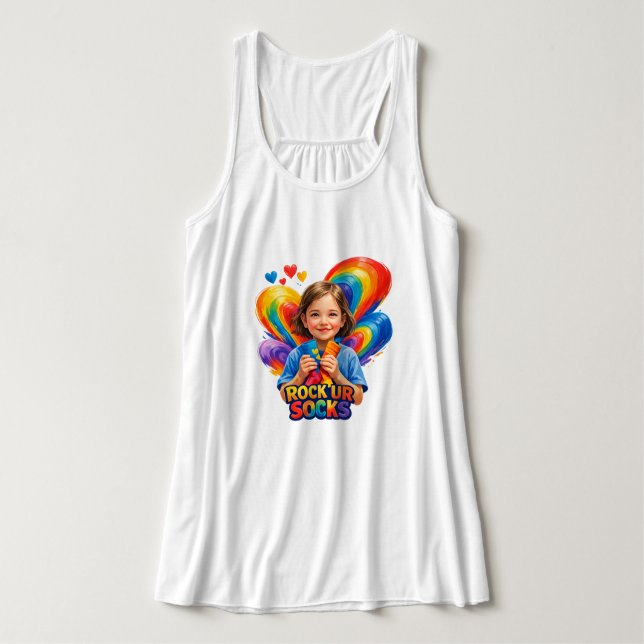 World Down Syndrome Day Tank Top (Design Front)