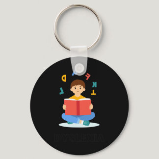 World Dyslexia Awareness Day Racerback  Keychain