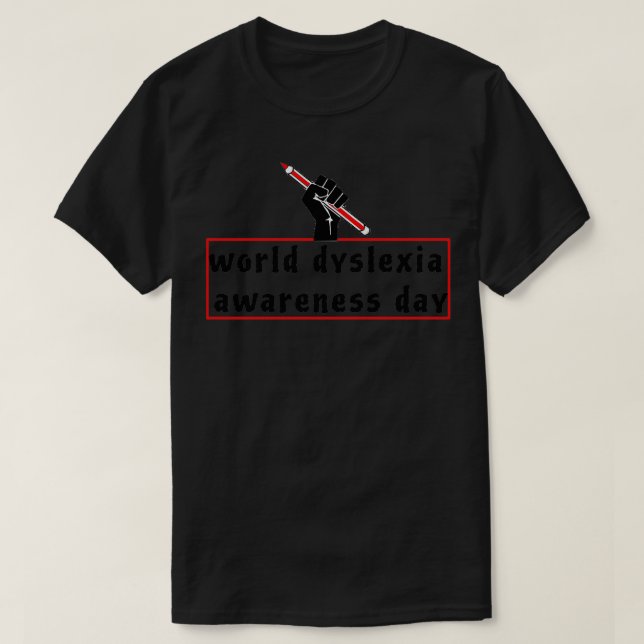 World dyslexia awareness day Super T-Shirt (Design Front)