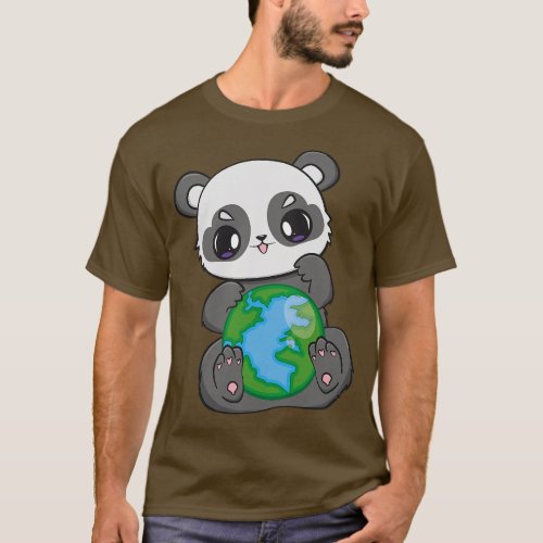 World Earth Day Earthday Panda T_Shirt