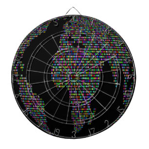 world earth planet globe map dart board