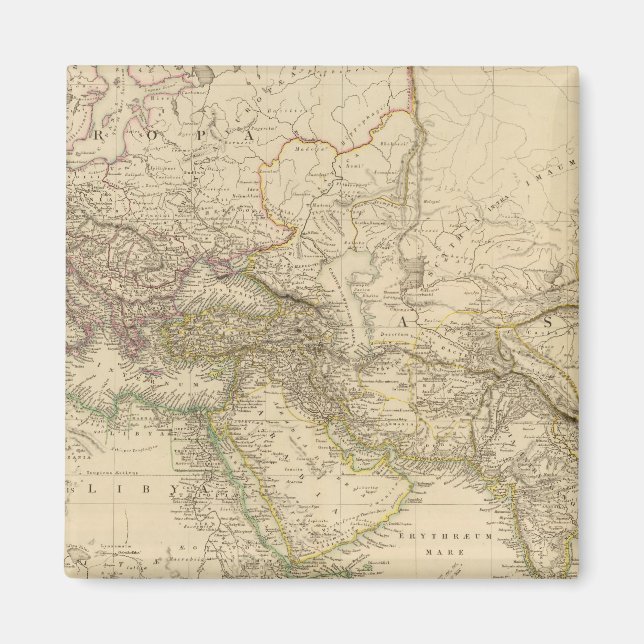 World Eastern Hemisphere Map Magnet (Front)