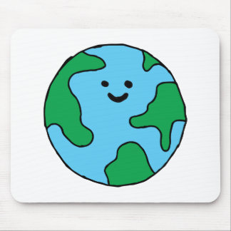 World Ecofriendly Icon Happy Earth Clipart Ecofrie Mouse Pad
