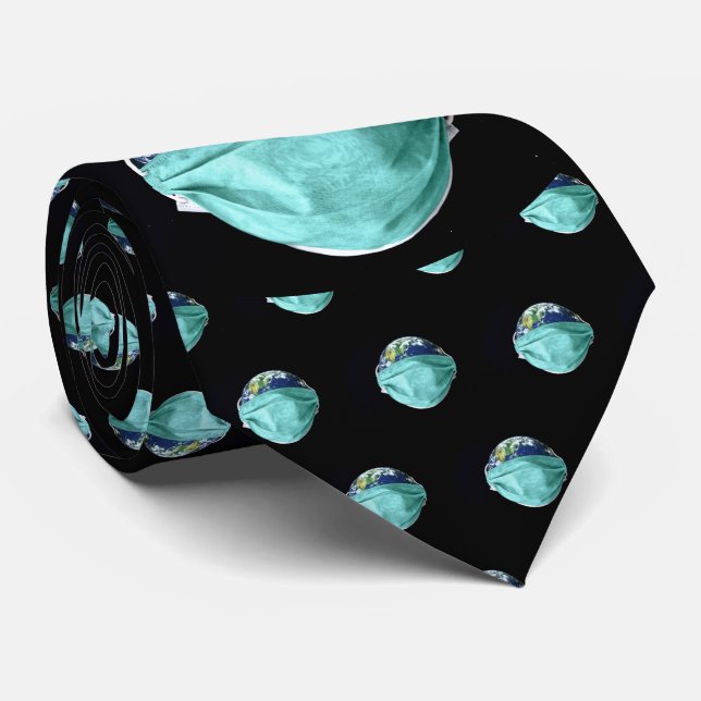 World Emergency Coronavirus Neck Tie (Rolled)