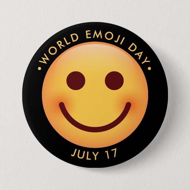 World Emoji Day Button (Front)