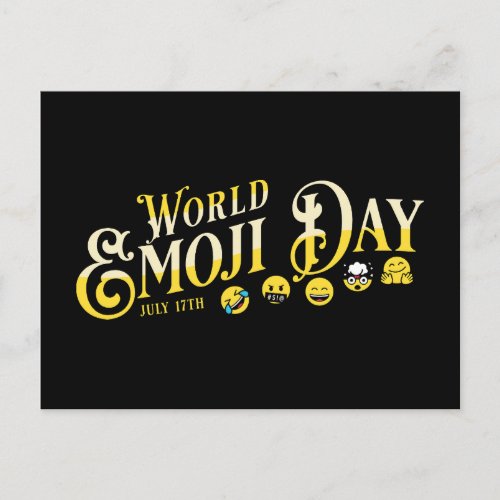 World Emoji Day Postcard